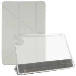 كفر دفتري ستاند ثلاثي ظهر شفاف مع مكان للقلم لجهاز Honor Pad 10 12.1 inch Honor Pad 10 12.1 Inch
