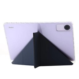 كفر دفتري ستاند ثلاثي ظهر شفاف مع مكان للقلم لجهاز Redmi Pad SE 11 inch Redmi Pad SE 11 Inch