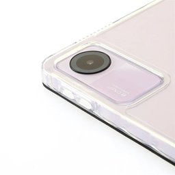 كفر دفتري ستاند ثلاثي ظهر شفاف مع مكان للقلم لجهاز Redmi Pad SE 11 inch Redmi Pad SE 11 Inch
