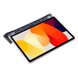 كفر دفتري ستاند ثلاثي ظهر شفاف مع مكان للقلم لجهاز Redmi Pad SE 11 inch Redmi Pad SE 11 Inch