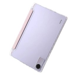 كفر دفتري ستاند ثلاثي ظهر شفاف مع مكان للقلم لجهاز Redmi Pad SE 11 inch Redmi Pad SE 11 Inch