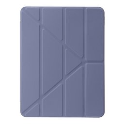 كفر دفتري ستاند ثلاثي ظهر شفاف مع مكان للقلم لجهاز Xiaomi Pad 5 - Pro 11 inch Xiaomi Pad 5 Pro 11 Inch