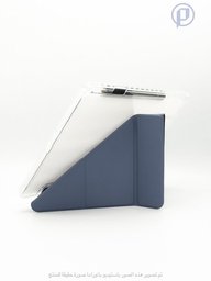 كفر دفتري ستاند ثلاثي ظهر شفاف مع مكان للقلم لجهاز Xiaomi Pad 5 - Pro 11 inch Xiaomi Pad 5 Pro 11 Inch