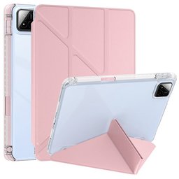 كفر دفتري ستاند ثلاثي ظهر شفاف مع مكان للقلم لجهاز Xiaomi Pad 7 - 7 Pro - Pad 8 11.2 inch Xiaomi Pad 7 Pro Pad 8 11.2 Inch