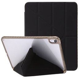 كفر دفتري ستاند ثلاثي ظهر شفاف مع مكان للقلم لجهاز iPad 10 10.9 2022 - iPad 11 A16 2025 iPad 10 10.9 2022 iPad 11 A16 2025