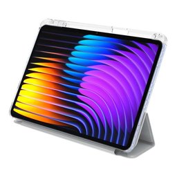 كفر دفتري ستاند ثلاثي ظهر شفاف مع مكان للقلم لجهاز Xiaomi Pad 7 - 7 Pro - Pad 8 11.2 inch Xiaomi Pad 7 Pro Pad 8 11.2 Inch
