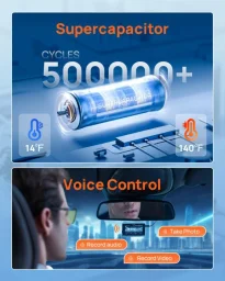 كاميرا سيارة 70mai A800SE-1 أمامية وخلفية، كاميرا أمامية + كاميرا خلفية 70mai Dashcam Car Front A800SE-1, Car Camera