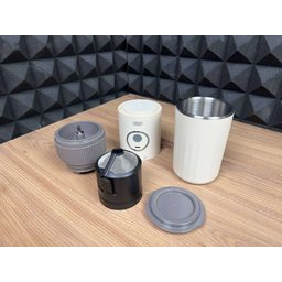 صانعة ومحضرة القهوة المحمولة الذكية 3 في 1 من XO مع مطحنة كهربائية وكوب حراري وشحن Type-C 3-in-1 Portable Coffee Maker with Electric Grinder, Stainless Steel Filter, Thermal Cup and Type-C Charging