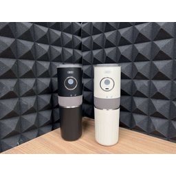 صانعة ومحضرة القهوة المحمولة الذكية 3 في 1 من XO مع مطحنة كهربائية وكوب حراري وشحن Type-C 3-in-1 Portable Coffee Maker with Electric Grinder, Stainless Steel Filter, Thermal Cup and Type-C Charging