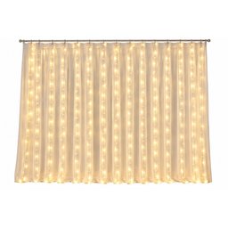 ستارة اضاءة LED متعددة الالوان 3×3 متر مع ريموت و8 اوضاع اضاءة USB 3×3M Multicolor LED Curtain Lights with Remote Control, 8 Lighting Modes and USB Powerا