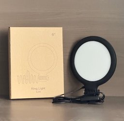 رينغ لايت USB قياس 6 إنش بدون حامل - 3 درجات حرارة لون وسطوع قابل للتعديل Ring Light 6 Inch No Stand