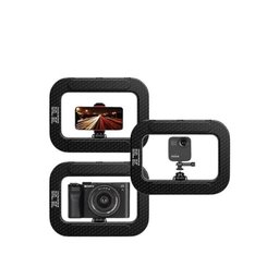إضاءة تصوير RGB يدوية YM-200 بحرارة لون 2500-8500K وتأثيرات إضاءة ملونة YM-200 RGB LED Light
