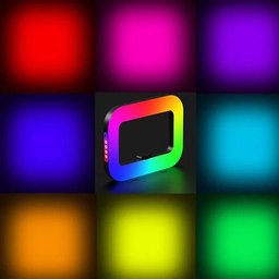 إضاءة تصوير RGB يدوية YM-200 بحرارة لون 2500-8500K وتأثيرات إضاءة ملونة YM-200 RGB LED Light