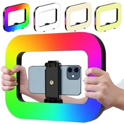 إضاءة تصوير RGB يدوية YM-200 بحرارة لون 2500-8500K وتأثيرات إضاءة ملونة YM-200 RGB LED Light