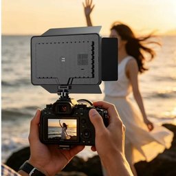 إضاءة تصوير YM-240 Pro بـ240 حبة LED وبطارية 4000mAh مع ترايبود قابل للتمديد حتى 183 سم - 2500-8000K وحواجز ضوء YM-240 Pro Light With Tripod 4000mAh
