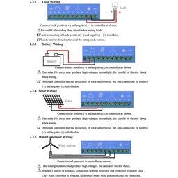 منظم طاقة هجين لتوربينات الرياح والألواح الشمسية مع مقاومة تفريغ خارجية MPPT Wind/Solar Hybrid System Charge Controller