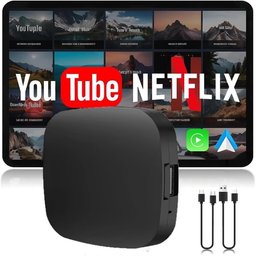 صندوق CarPlay AI Box (يعمل بنظام Android 13) - يدعم Netflix وYouTube وCarPlay وAndroid Auto لاسلكياً - ذاكرة 2/16 جيجابايت. CarPlay Ai Box Android13 Tv Box Support Netflix YouTube Wireless Carplay Android Auto Car ram 2/16GB