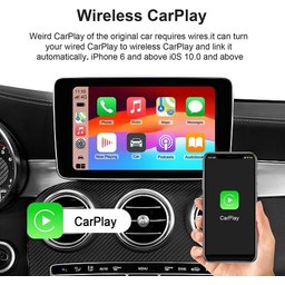 صندوق CarPlay AI Box (يعمل بنظام Android 13) - يدعم Netflix وYouTube وCarPlay وAndroid Auto لاسلكياً - ذاكرة 2/16 جيجابايت. CarPlay Ai Box Android13 Tv Box Support Netflix YouTube Wireless Carplay Android Auto Car ram 2/16GB