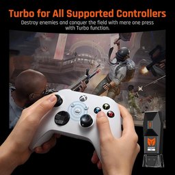 محول وحدة تحكم BIGBIG WON – لتشغيل وحدات تحكم Xbox Series X|S/One/Elite Series/PS5/PS4 على أجهزة الكمبيوتر أو منصات BIGBIG WON Controller Adapter, Xbox Series X|S/One/Elite Series/PS5/PS4/Switch on PC/Console, Turbo Wired Adapter - R90