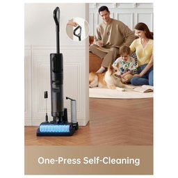 مكنسة و ممسحة محمولة دريم - 1800 واط - H12 Dual - أسود Vacuum Cleaner Dreame
