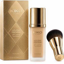 فاونديشن كيكو ميلانو هوليداي بريميير ثابت 24 ساعة للوجه والجسم KIKO Milano Holiday Premiere 24H Lasting Foundation – Face & Body