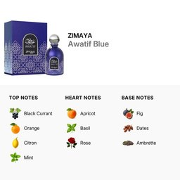 عطر عواطف زيمايا بلو للرجال 100مل ZIMAYA Awatif Blue EDP