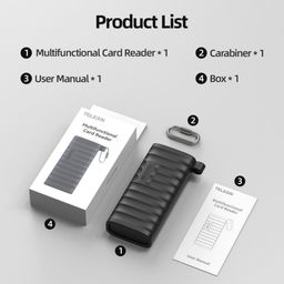 Micro SD Card Reader Storage Box High Speed Data Type-C SD/TF Card Micro SD Card Reader Storage Box High Speed Data Type-C SD/TF Card