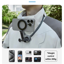 TELESIN Magnetic Neck Holder Mount 2in1 TELESIN Magnetic Neck Holder Mount 2in1