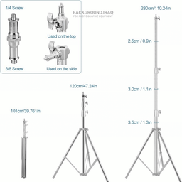 Stainless Steel Stand 2.8M Stainless Steel Stand 2.8M
