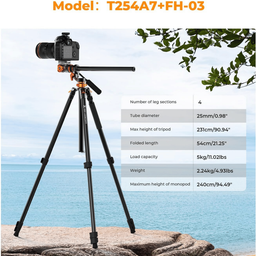 KF09.137 Professional Camera Tripod 2.3m KF09.137 Professional Camera Tripod 2.3m
