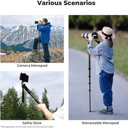 kf09.138v1 Camera Monopod 5-Section Height Aluminum kf09.138v1 Camera Monopod 5-Section Height Aluminum