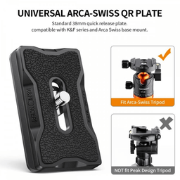 KF31.031 Aluminium Quick Release Plate Pack of 2 KF31.031 Aluminium Quick Release Plate Pack of 2