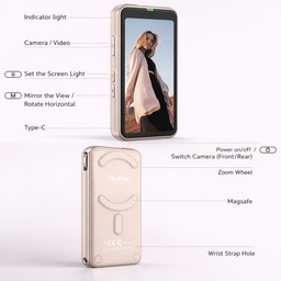 TELESIN Magnetic Selfie & Vlog Monitor Screen for Phone TELESIN Magnetic Selfie & Vlog Monitor Screen for Phone