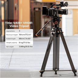 KF09.121 Heavy Duty Tripod 184cm Professional Video Tripod KF09.121 Heavy Duty Tripod 184cm Professional Video Tripod