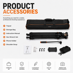 KF09.121 Heavy Duty Tripod 184cm Professional Video Tripod KF09.121 Heavy Duty Tripod 184cm Professional Video Tripod