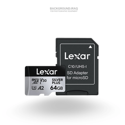 Lexar Silver Plus 64GB UHS-I V30 (205MB/s) microSDXC Lexar Silver Plus 64GB UHS-I V30 (205MB/s) microSDXC