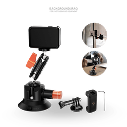 KF31.135 Suction Cup Mount with Double Ball Head Magic Arm KF31.135 Suction Cup Mount with Double Ball Head Magic Arm