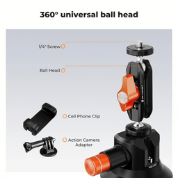 KF31.135 Suction Cup Mount with Double Ball Head Magic Arm KF31.135 Suction Cup Mount with Double Ball Head Magic Arm