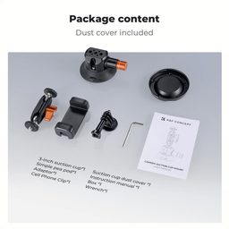 KF31.135 Suction Cup Mount with Double Ball Head Magic Arm KF31.135 Suction Cup Mount with Double Ball Head Magic Arm