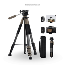 ('Grey') KF09.155 Lightweight Travel Tripod for Camera & Phone 190cm ('Grey') KF09.155 Lightweight Travel Tripod for Camera & Phone 190cm