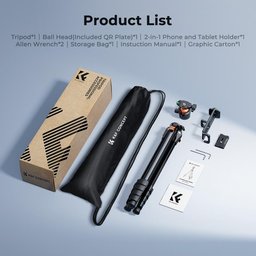 KF09.171 Aluminum Travel Camera Tripod with Arca Ball Head 185cm KF09.171 Aluminum Travel Camera Tripod with Arca Ball Head 185cm