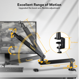 BA92 Microphone Boom Arm Stand maono BA92 Microphone Boom Arm Stand maono