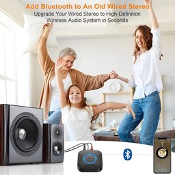 مستقبل بلوتوث 1Mii B06 Plus، محول صوت لاسلكي عالي الدقة (HiFi) 1Mii B06 Plus Bluetooth Receiver, HiFi Wireless Audio Adapter