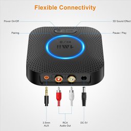 مستقبل بلوتوث 1Mii B06 Plus، محول صوت لاسلكي عالي الدقة (HiFi) 1Mii B06 Plus Bluetooth Receiver, HiFi Wireless Audio Adapter