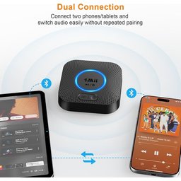 مستقبل بلوتوث 1Mii B06 Plus، محول صوت لاسلكي عالي الدقة (HiFi) 1Mii B06 Plus Bluetooth Receiver, HiFi Wireless Audio Adapter