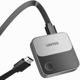 محول Unitek اللاسلكي لعرض محتوى HDMI، جهاز استقبال لعكس الشاشة، يدعم ترددي 2.4 جيجاهرتز/5 جيجاهرتز، وبث بدقة 4K على التلفاز Unitek Wireless Hdmi Display Dongle Adapter, Screen Mirroring Receiver, 2.4G/5G, 4K Casting Device for TV