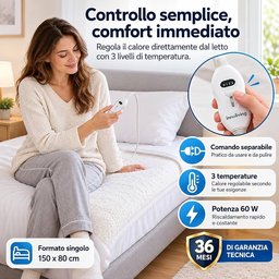 جهاز تدفئة السرير (Innoliving INN-065) Innoliving Scaldaletto Matrimoniale