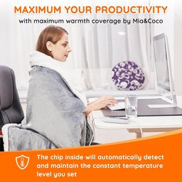 بطانية التدفئة الكهربائية Mia & Coco Electric Heated Blanket
