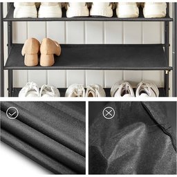 رف الأحذية و جنطة 5-tier industrial-style shoe rack