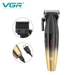 مكينة حلاقة شحن تدريج الاحترافية shaver vgr